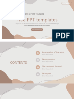 Morandi Color Work Report PowerPoint Templates