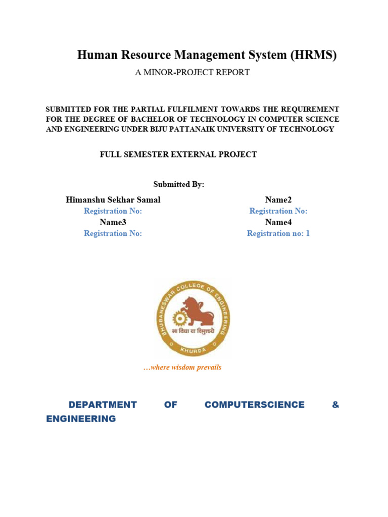 Human Resource Management System | PDF