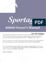 2000 Sportage Owners Manual EN3