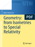 Geometry FromIsometriestoSpecialRelativitybyNam HoonLee
