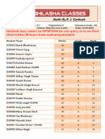 01-09-2021 Class - X Batch - 2nd Chap - Trignometry - 2 Objective Test Paper Result