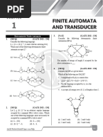 Deterministic Finite Automata: 1. (MCQ) (GATE-2021: 2M) 3. (NAT) (GATE-2021: 1M)