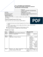 Course Outline CEL 100