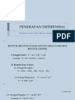 Optimisasi Multivariat Dengan Kendala