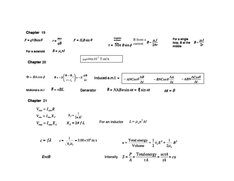 Magnetic Induction and EMF Concepts | PDF