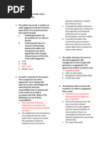 Audit Planning - Theories