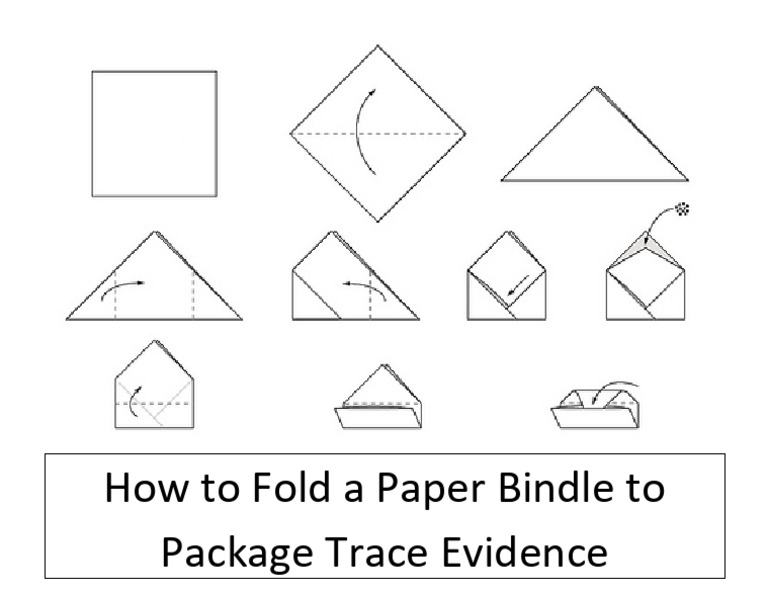 Paper Bindle Template PDF