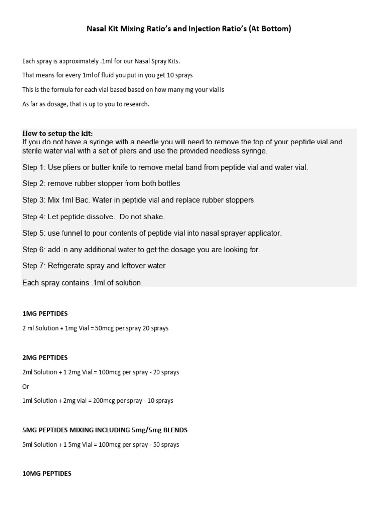 how much bacteriostatic water to mix with 6mg of retatrutide bac for 10mg retatrutide: complete reconstitution and dosing guide How to Mix Retatrutide |