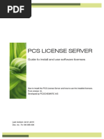 PCS License Guide Uk