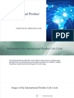 The International Product Life Cycle 