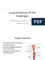 Surgical Diseases of The Esophagus