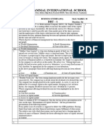 Xii Business Studies Drt-1 QP (3rd 33%)