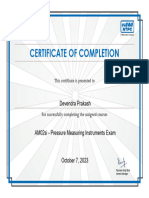 Clms Certificate