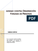 Ampara Contra Desaparición Forzada de Personas 03-10-2023