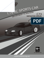 1比76-C73 Sports Car Manual