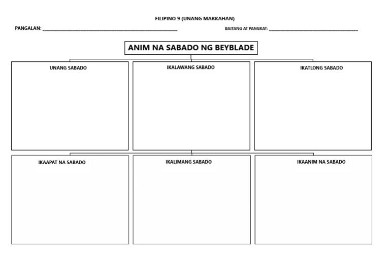 Anim Na Sabado NG Beyblade Template | PDF