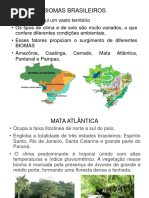 Mapa Mental dos Biomas Brasileiros | PDF | Florestas | Geociências
