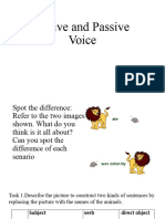 Active and Passive Voice