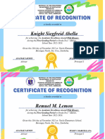 Award Certificates SY 2022-2023