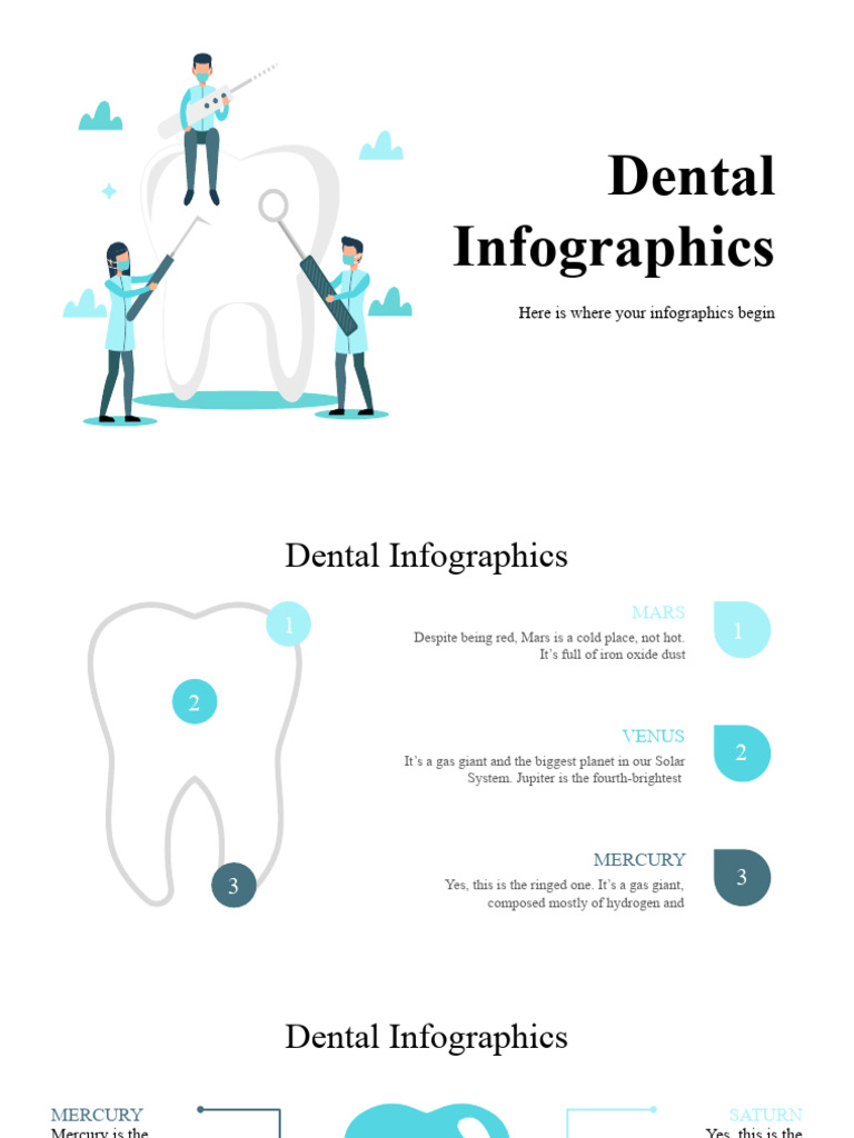 Dental Infographics by Slidego Download Free PDF Planets Planets