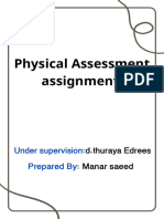 Physical Assessment Assignment: Prepared by