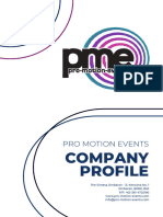 Company Profile - Pro Motion Events