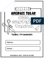 Kira, Gunting & Tampal (Tolak)