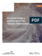 AI Could Create A Perfect Storm of Climate Misinformation