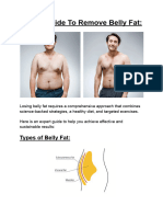 Expert Guide To Remove Belly Fat