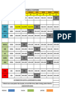 Horarios de Septiembre