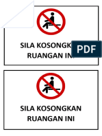 Jarakkan Tempat Duduk Anda Sejauh 1 Meter