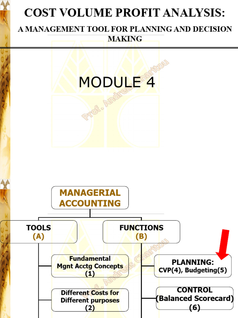 MOD 04 Cost Volume Profit Analysis (2023) | PDF | Management Accounting ...