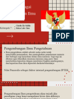 Pancasila Sebagai Nilai Pengembangan Ilmu Kelompok 7