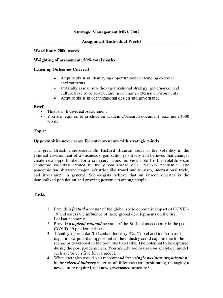 Strategic Management | PDF | Strategic Management | Governance