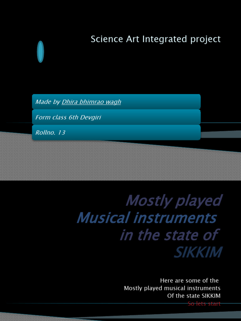 Science Art Integrated Project Pdf