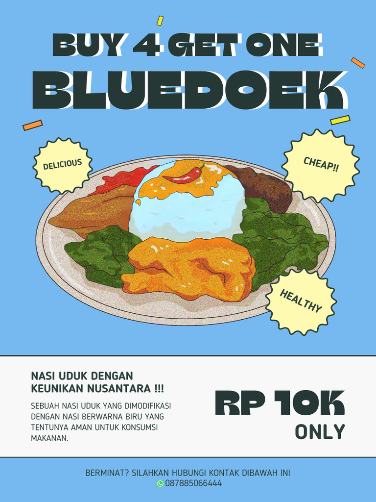 Nasi Uduk Biru Unik Promo Beli 4 Gratis 1 | PDF