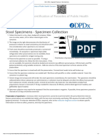 CDC - Stool Specimen Collection