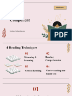 Reading Component