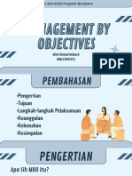 MANAGEMENT BY OBJECTIVES, by Ahmad Robach 23042221 - 20231130 - 121133 - 0000