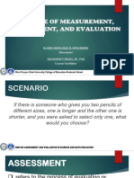 1 - Apolinario - Nature and Scope of Measurement, Assessment, and Evaluation