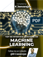 Top 100 Interview Questions On Machine Learning