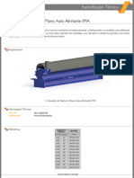 ET-IMA-323-05 - Cavalete de Retorno Plano Auto Alinhante IMA