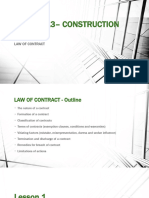 EACR 2213 - Law of Contracts