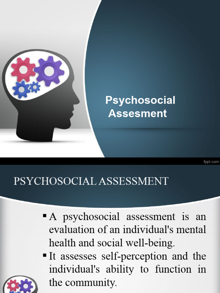 Psychosocial assessment pdf psychosocial nursing