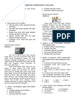 Latihan Soal Pas Kelas 12