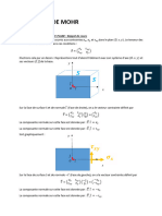 TP - MMC - Cercle de Mohr