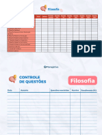 conograma de estudo Filosofia