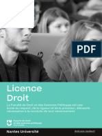Nantes Plaquette - Licence - Droit