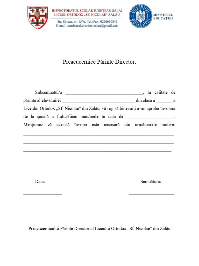Model Cerere Invoire | PDF