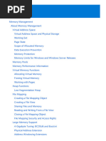Memory Manegment - Msdn-Documentation